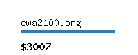 cwa2100.org Website value calculator