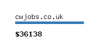 cwjobs.co.uk Website value calculator