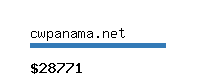 cwpanama.net Website value calculator