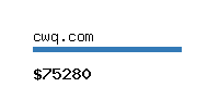 cwq.com Website value calculator