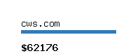 cws.com Website value calculator