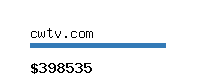 cwtv.com Website value calculator