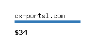 cx-portal.com Website value calculator