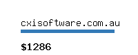 cxisoftware.com.au Website value calculator