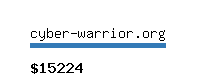 cyber-warrior.org Website value calculator