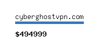 cyberghostvpn.com Website value calculator