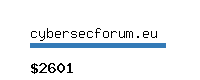 cybersecforum.eu Website value calculator