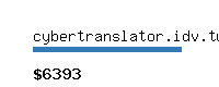 cybertranslator.idv.tw Website value calculator