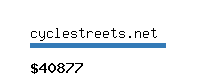 cyclestreets.net Website value calculator