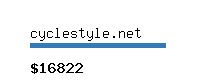 cyclestyle.net Website value calculator