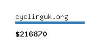 cyclinguk.org Website value calculator