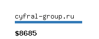 cyfral-group.ru Website value calculator