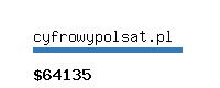 cyfrowypolsat.pl Website value calculator