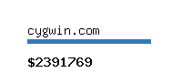 cygwin.com Website value calculator