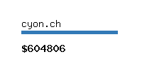 cyon.ch Website value calculator