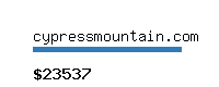 cypressmountain.com Website value calculator