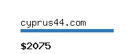 cyprus44.com Website value calculator