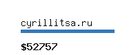 cyrillitsa.ru Website value calculator