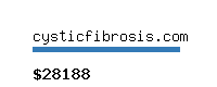 cysticfibrosis.com Website value calculator