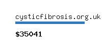 cysticfibrosis.org.uk Website value calculator