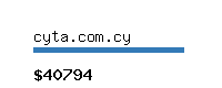 cyta.com.cy Website value calculator