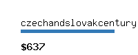 czechandslovakcentury.com Website value calculator