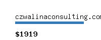 czwalinaconsulting.com Website value calculator