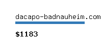 dacapo-badnauheim.com Website value calculator