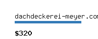 dachdeckerei-meyer.com Website value calculator