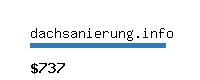dachsanierung.info Website value calculator