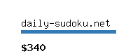 daily-sudoku.net Website value calculator