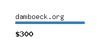 damboeck.org Website value calculator