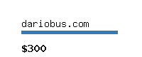 dariobus.com Website value calculator