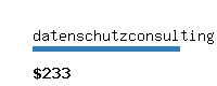 datenschutzconsulting.eu Website value calculator