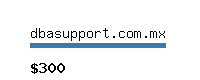 dbasupport.com.mx Website value calculator