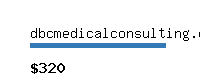 dbcmedicalconsulting.com Website value calculator