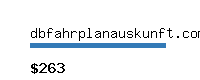 dbfahrplanauskunft.com Website value calculator