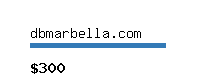 dbmarbella.com Website value calculator