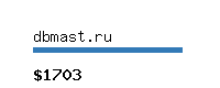 dbmast.ru Website value calculator