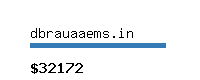 dbrauaaems.in Website value calculator