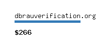 dbrauverification.org Website value calculator