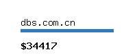 dbs.com.cn Website value calculator