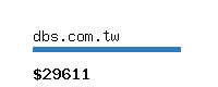 dbs.com.tw Website value calculator