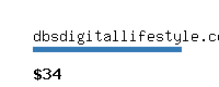 dbsdigitallifestyle.com Website value calculator