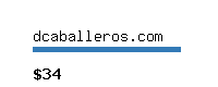 dcaballeros.com Website value calculator