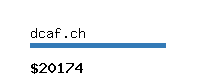 dcaf.ch Website value calculator