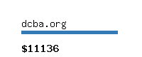 dcba.org Website value calculator