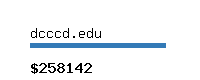 dcccd.edu Website value calculator