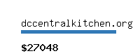 dccentralkitchen.org Website value calculator