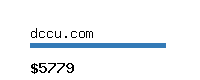 dccu.com Website value calculator